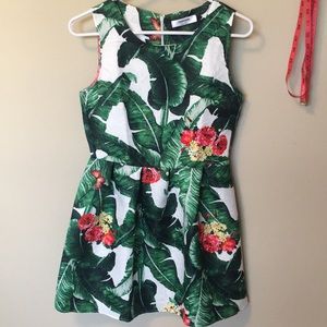 Luau Print Dress